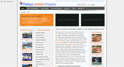 Desktop Screenshot of pattaya-jomtien-property.com